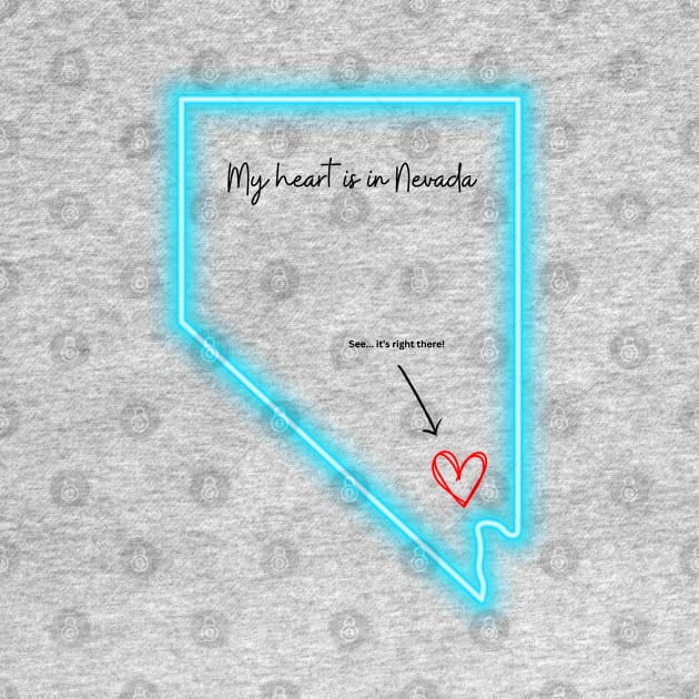 My heart is in Las Vegas Nevada by Flawless Designs